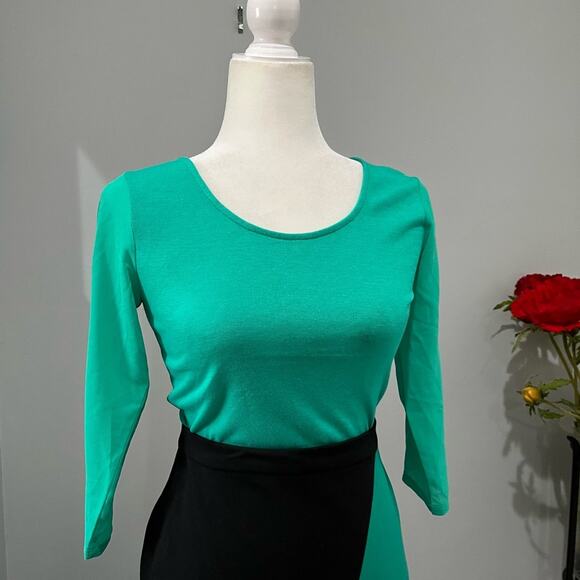 NEW Ann Taylor Tricot Knit Chiffon 3/4 Sleeve Tie Bow Layering Sweater XXSP NWT - Picture 11 of 16